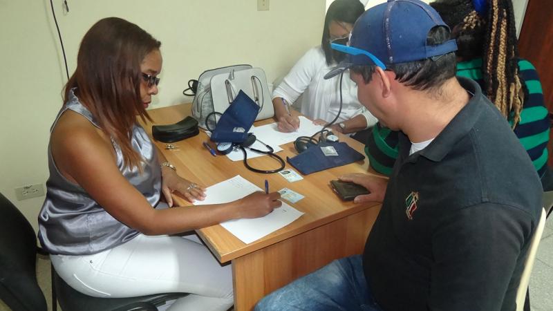 Before they donated, a series of tests were carried out on the people who attended UCI Medical Center