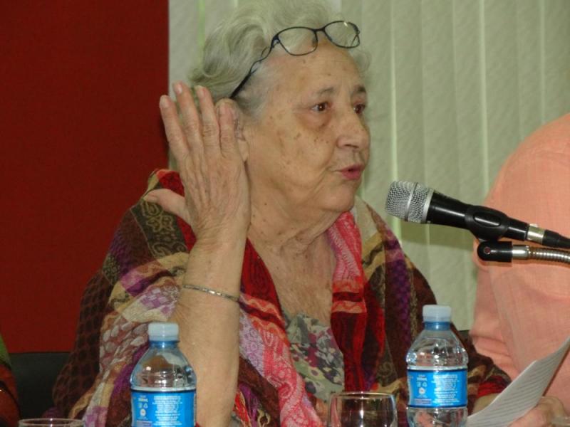 La prestigiosa filósofa cubana, Dra.C. Isabel Monal, habló sobre la significación de la cultura marxista en los profesionales cubanos, lo que implica sensibilidad y espiritualidad porque, dijo, no podemos darnos el lujo de equivocarnos. La prestigiosa filósofa cubana, Dra.C. Isabel Monal, habló sobre la significación de la cultura marxista en los profesionales cubanos, lo que implica sensibilidad y espiritualidad porque, dijo, no podemos darnos el lujo de equivocarnos.