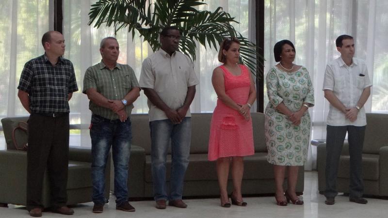 La actividad estuvo presidida por la Dra.C. Miriam Nicado García, rectora de la Universidad de las Ciencias Informáticas y Ailyn Febles Estrada, presidenta de la Unión de Informáticos de Cuba. 