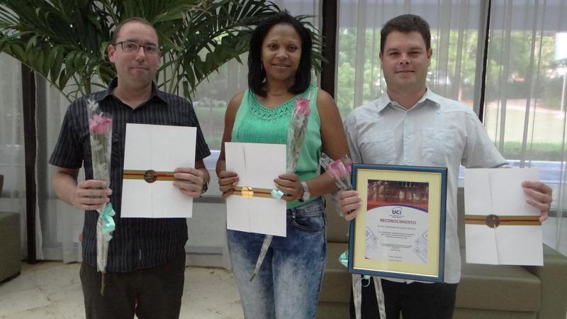 Juan Antonio Plasencia Soler y Elizabeth Rodríguez Stiven ostentan ahora la categoría docente de Profesor Auxiliar. Por su parte, la UCI cuenta con un nuevo Profesor Titular, el Dr.C. Fidel Antonio Castro Smirnov. 