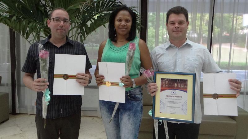 Juan Antonio Plasencia Soler and Elizabeth Rodriguez Stiven now hold the academic rank  of Associate Professor; in addition, the university now counts with  a new Full Professor, Dr.C. Fidel Antonio Castro Smirnov