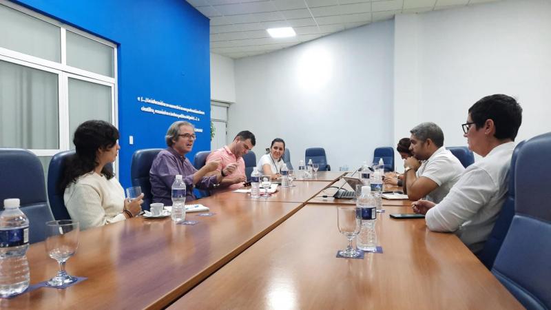 Realiza visita oficial a la UCI delegación del PNUD en Cuba.