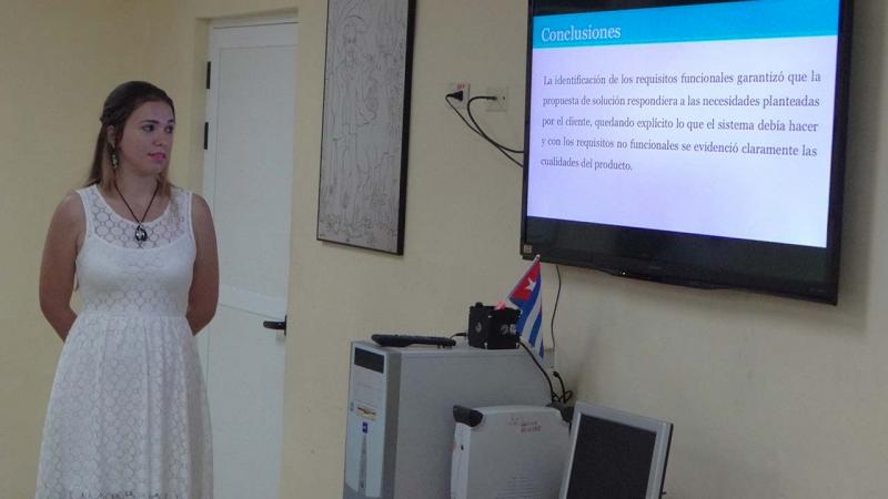 The José Martí School Building hosted the thesis System for publishing web content from a mobile device with the Androi Operating System, by the student Daynis Rodríguez Ramos