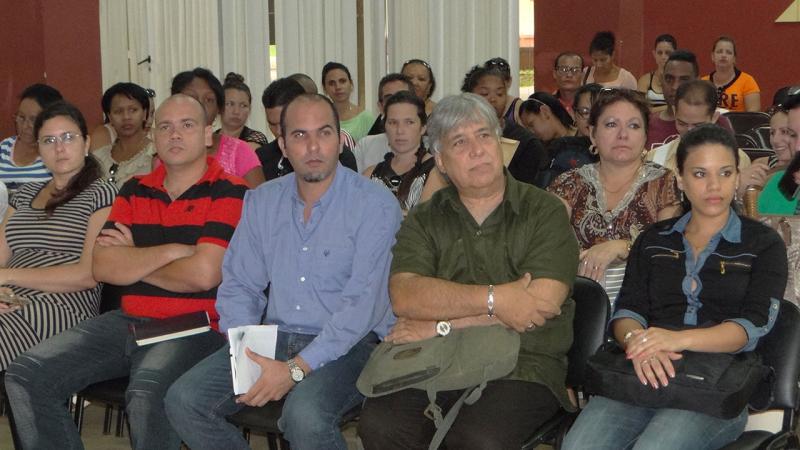 Inauguración del Fórum de Ciencia y Técnica en la UCI. 