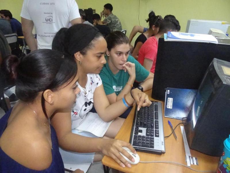 Las féminas de la UCI participaron activamente en la Final Nacional Caribeña del ICPC 2019. 