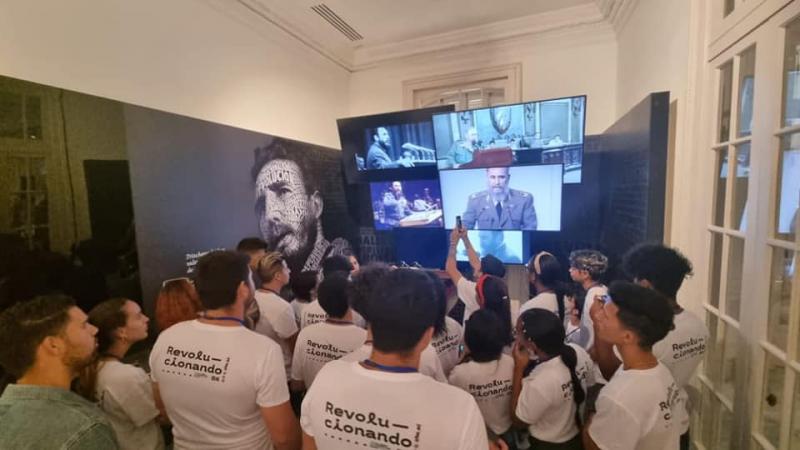 Los delegados conocieron los momentos significativos de la vida del Comandante en Jefe.