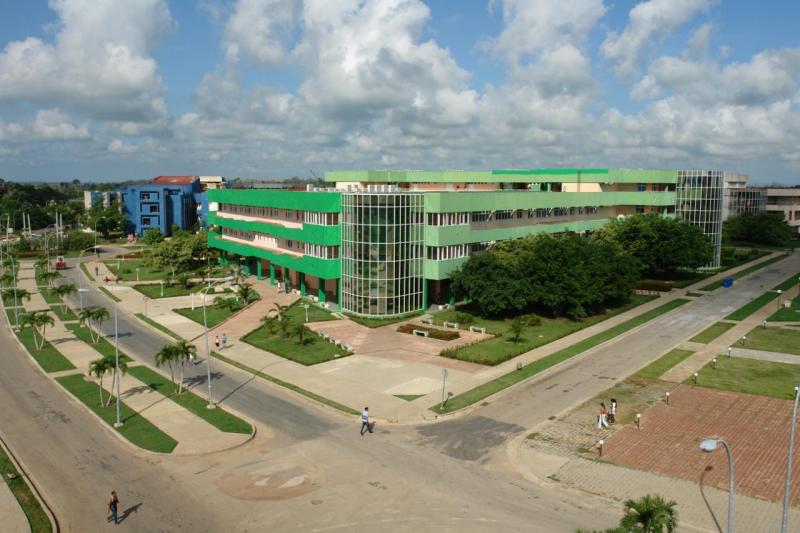 Vista de un área de la Universidad de las Ciencias Informáticas.
