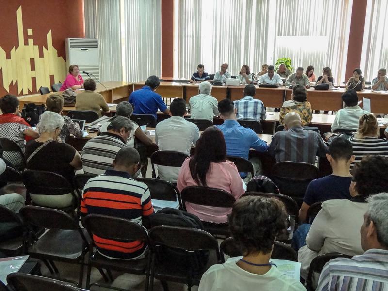 La Directora del Centro de Innovación y Calidad de la Educación de la UCI ofreció la bienvenida a los participantes del I Taller Nacional de Calidad Educativa.