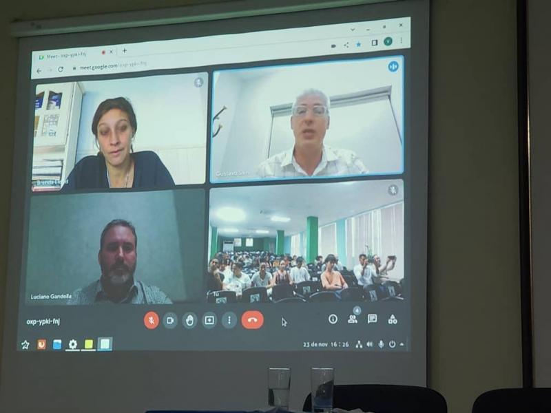 Tres videoconferencias magistrales impartieron especialistas argentinos en nuestro centro de educación superior, en el contexto de la Jornada Nacional de Ciberseguridad.
