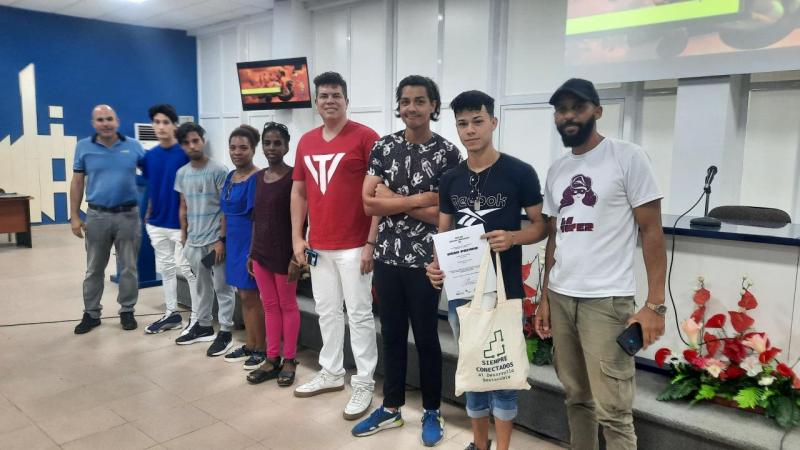 Clausura del Game Jam de animados y videojuegos en la UCI.
