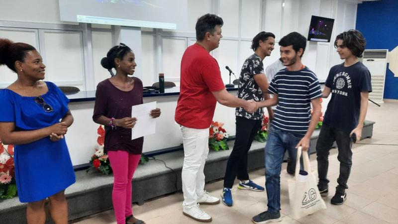 Clausura del Game Jam de animados y videojuegos en la UCI.