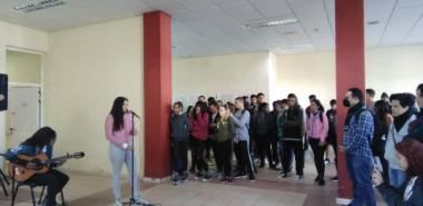 Los integrantes de la Facultad 2 realizaron un matutino especial dedicado a Rubén Martínez Villena.