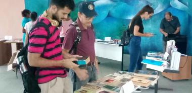 La Dirección de Información Científico-Técnica presentó en la exposición sus nuevas adquisiciones literarias.