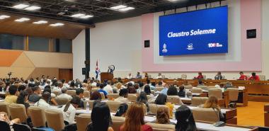 Claustro Solemne de la Universidad de las Ciencias Informáticas. Foto: Osmel Batista Tamarit