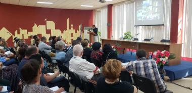 La comunidad científica de la UCI, comprometida a potenciar la ciencia, la tecnología y la innovación en pro de la sociedad cubana. Foto: Evelio Antonio Piedra Cueria