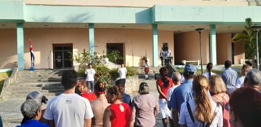 Acto de homenaje en la UCI por el aniversario 129 de la caída en combate de José Martí. Foto: Héctor Elider González Rodríguez