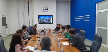 Representantes de la empresa china CETC intercambiaron con directivos de la UCI. Foto: Héctor Elider González Rodríguez