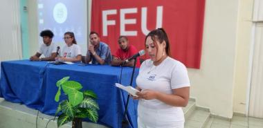 Congreso de la FEU de la Facultad Citec.