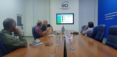 El visitante conoció a través de una presentación los principales procesos que se desarrollan en la UCI.