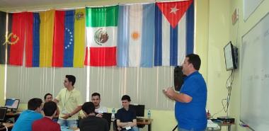 El Ing. Dovier Antonio Ripoll Méndez, director general del ICPC en el Caribe, da inicio oficial al campamento