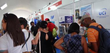 Numerous students and professionals, related to IT, have visited the stand for Ediciones Futuro, at the Havana International Book Fair