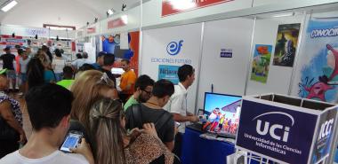 UCI exhibition stand at the Havana International Book Fair