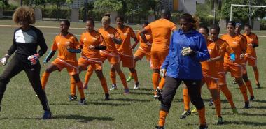 Equipo nacional de fútbol femenino.