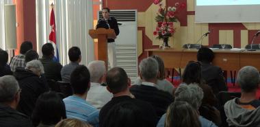 El vicerrector primero de la UCI, Dr.C. Raydel Montesinos Perurena, presentó el Informe de los principales resultados de esta casa de altos estudios.