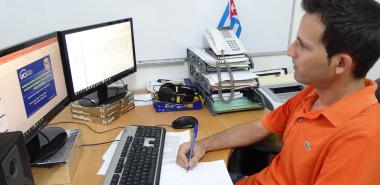 Gerdys Ernesto Jiménez Moya, aspirante a Doctor en Informática en la Universidad de las Ciencias Informáticas.