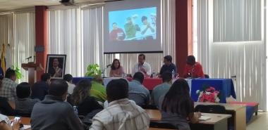 El conversatorio realizado este viernes se inscribe en la jornada de homenajes de la UCI al líder de la Revolución Bolivariana de Venezuela
