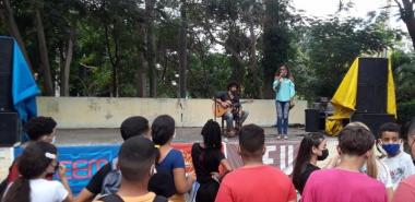 Jóvenes de la UCI participaron en  Festival Recreativo Cultural en el municipio La Lisa