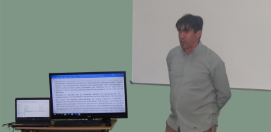 El coordinador de la Maestría, Dr.C. Pedro Yobanis Piñero Pérez, analizó los tópicos referentes al cierre de la cuarta edición de este programa de posgrado
