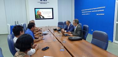 La delegación bielorrusa se mostró satisfecha con el intercambio sostenido con los directivos de la UCI.