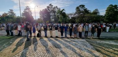 Los jóvenes de la UCI celebraron el 4 de abril un acto en conmemoración al Aniversario 60 de la UJC.