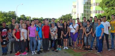 Estudiantes del primer año de Ingeniería en Bioinformática