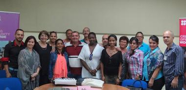Participantes del Entrenamiento con el British Council.
