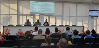 Realizan conclusiones de la evaluación interna de la carrera de Bioinformática. Foto: Héctor Elider González Rodríguez
