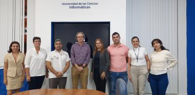 Realiza visita oficial a la UCI delegación del PNUD en Cuba. 