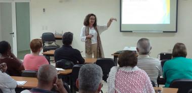 La Dra.C. Teresa González Ramírez destacó durante la conferencia “Evaluación institucional y la cultura de la calidad en la universidad” que la cultura organizacional es un constructo que se forja atendiendo a las valores que conforman una institución