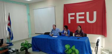 X Congreso de la FEU en la UCI. Foto: Evelio Piedra Cueria