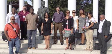 Delegados en la XV edición del congreso de pedagogos visitan nuestra institución